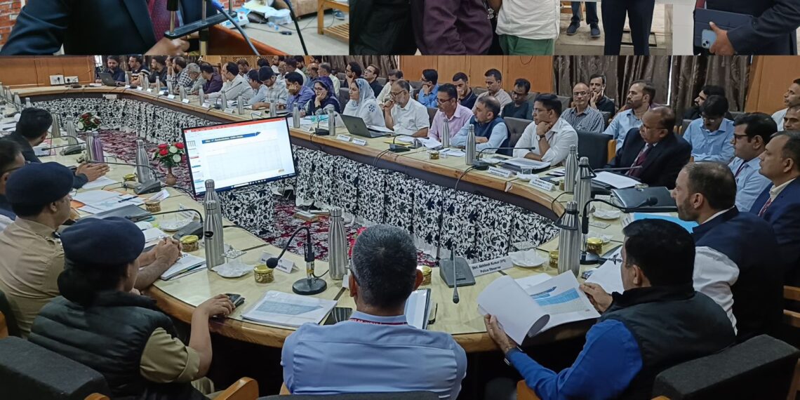 General observer for Tral Constituency held meeting with district administration