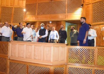 Atal Dulloo reviews progress of renovation of Assembly Complex Sgr