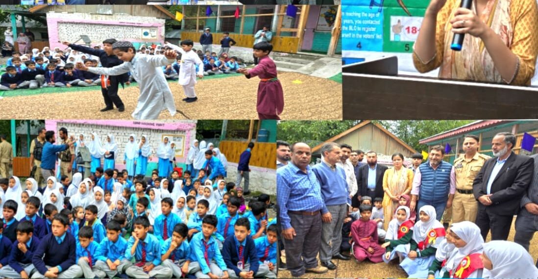 DC Kupwara presides over Mega SVEEP programme to promote Voter Awareness at HajiNard Karnah
