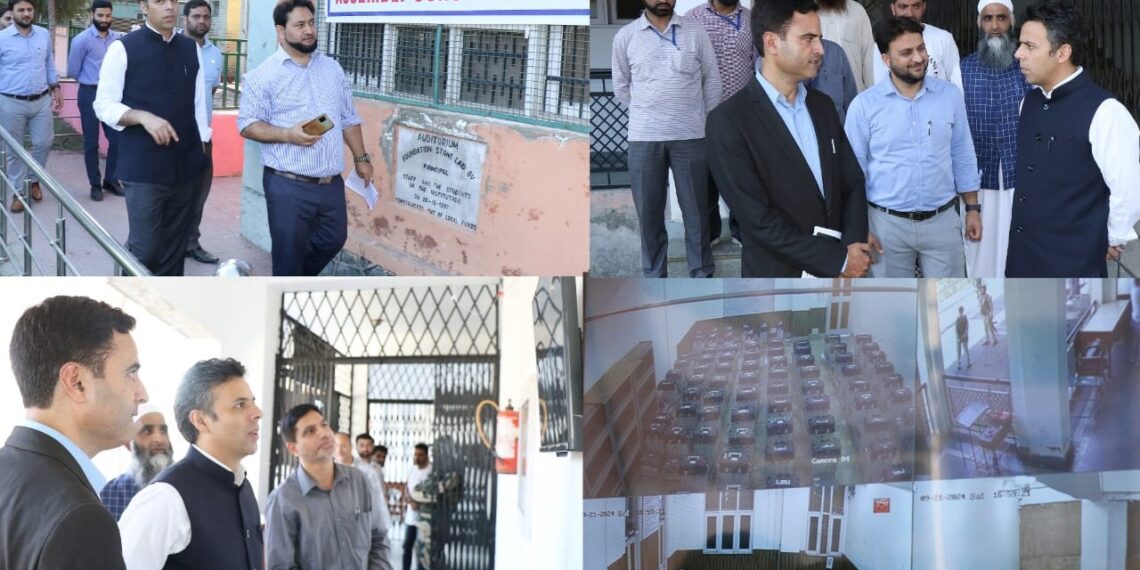 DEO Srinagar inspects Collection/ Distribution Centres