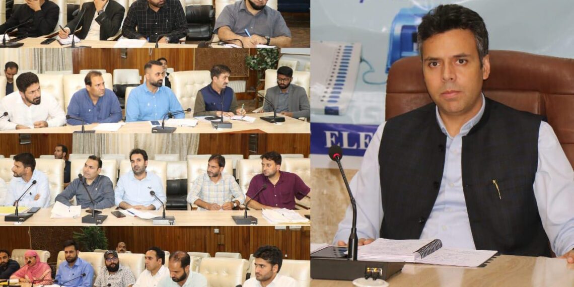 DEO Srinagar Convenes meeting to review preparedness for Assembly Elections