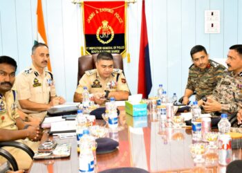 IGP Kashmir Chairs Security and Election Review Meeting in South Kashmir