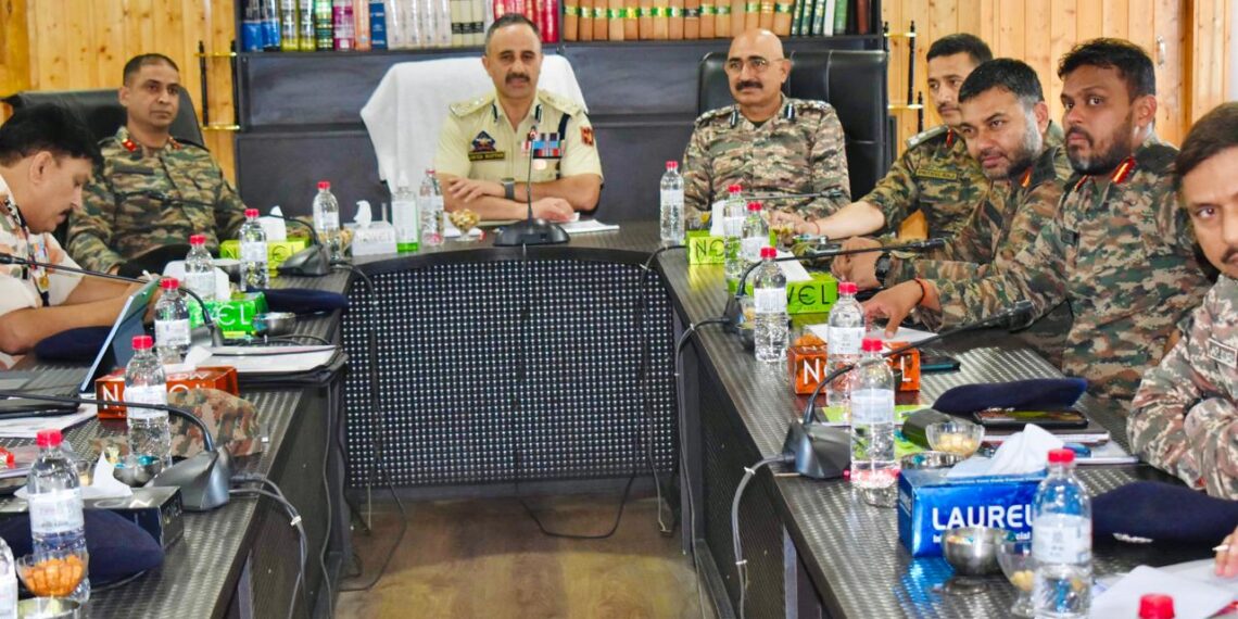 DIG SKR conducts in-depth review of election security preparedness in Anantnag