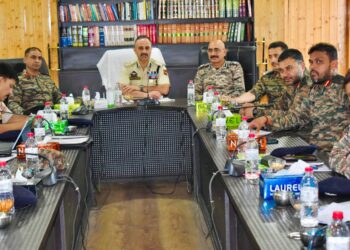 DIG SKR conducts in-depth review of election security preparedness in Anantnag