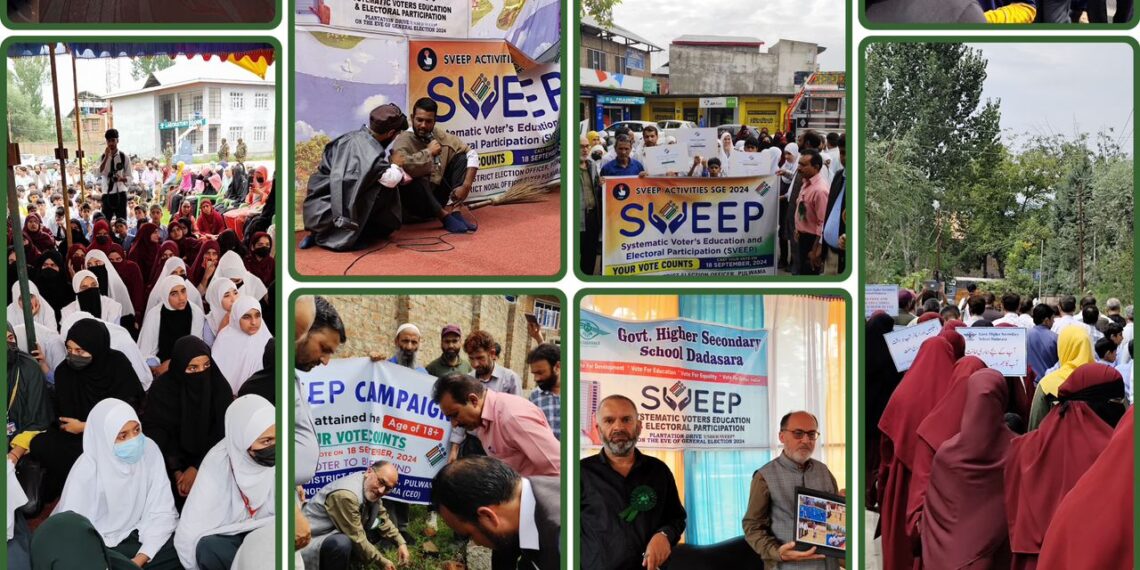 SVEEP rally held at Higher Secondary School Dadsara with Participation of General Observer