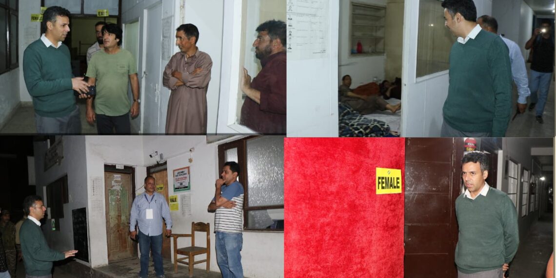 DEO Srinagar Bilal Mohi-Ud-Din Bhat inspects polling stations ahead of assembly polls