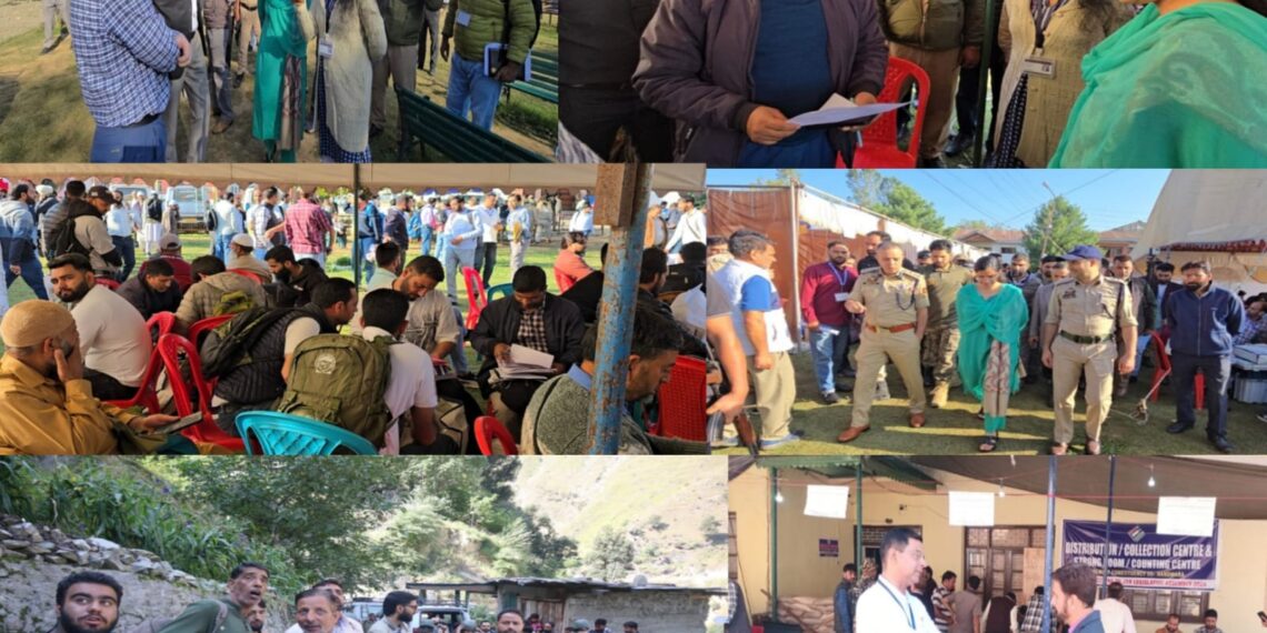 DEO Kupwara, Election Observers meticulously supervise dispatch of Poll parties, election material