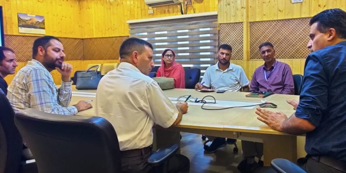 Nodal Officer MCMC Srinagar interacts with Constituency level Nodal Officers, briefs them about their role, responsibility