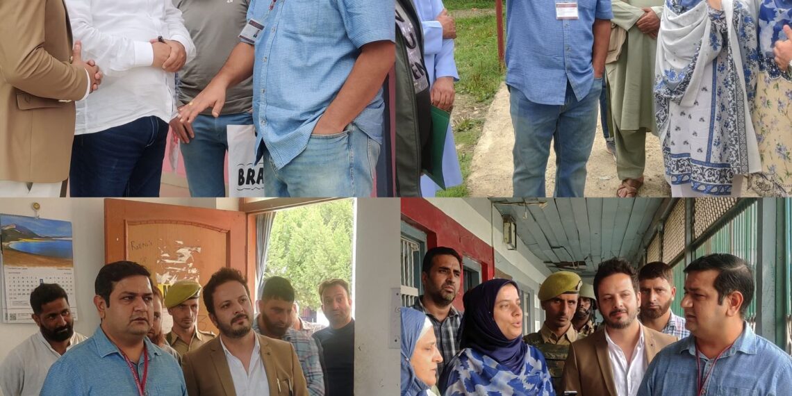 General Observer for Pampore AC visits Polling Stations, assesses preparedness