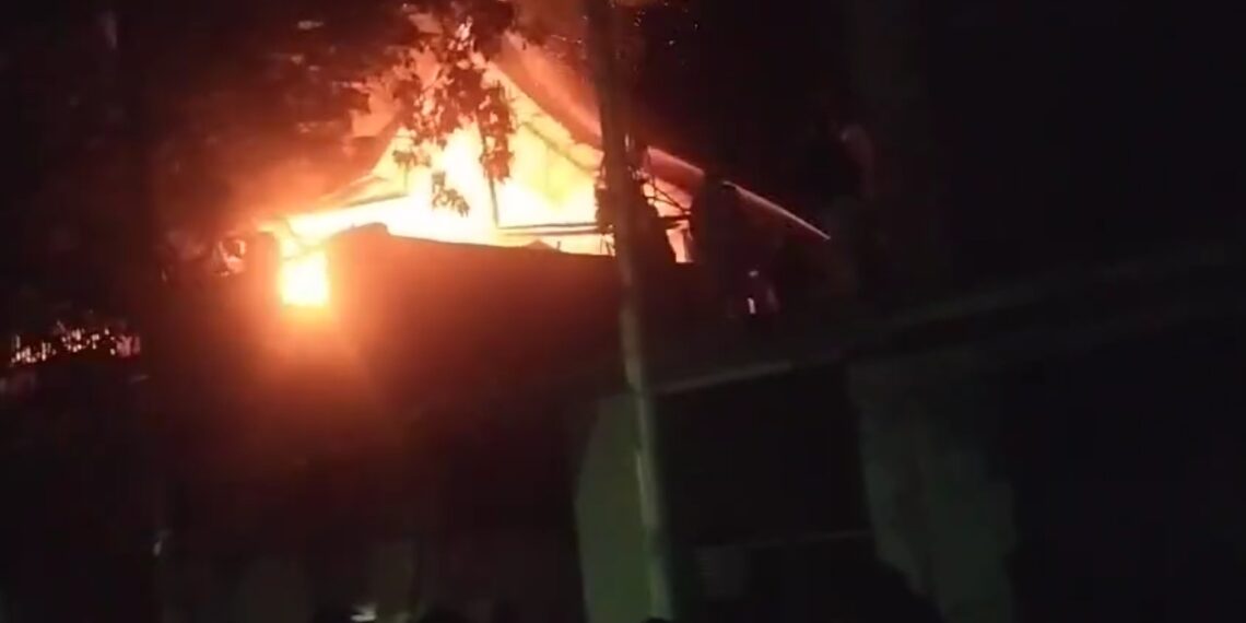 Blaze in Kulgam Guts Two Abandoned Houses and Two Cowsheds