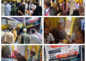 Free medical camp organized by GR Baig Memorial Trust in collaboration with JK WELFARE SOCIETY at HAZRATBAL SRINAGER