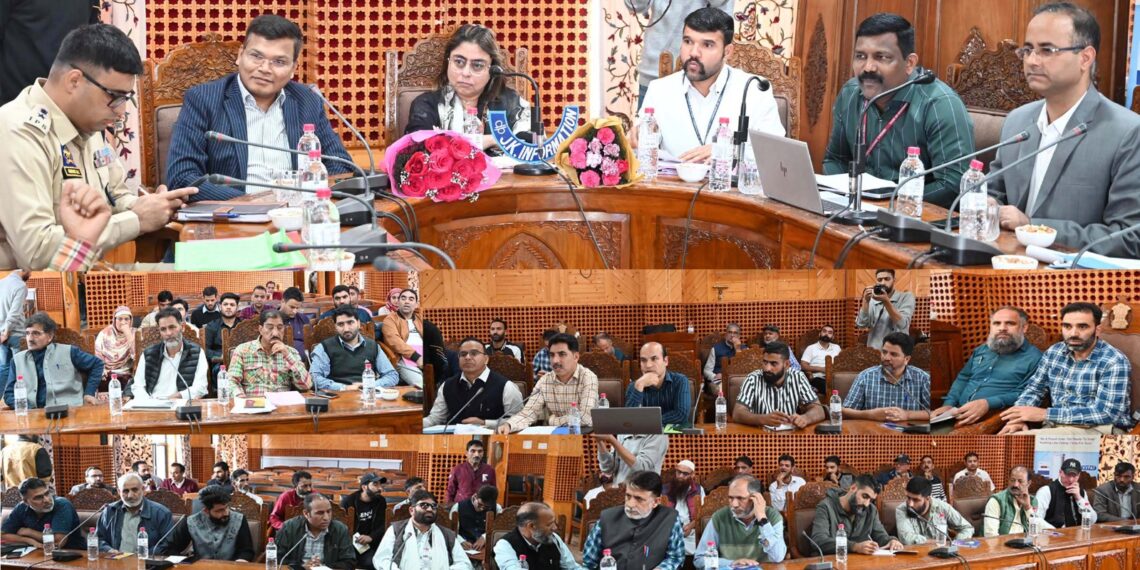 Election Observers conduct meeting with representatives of political parties & contesting candidates at Shopian
