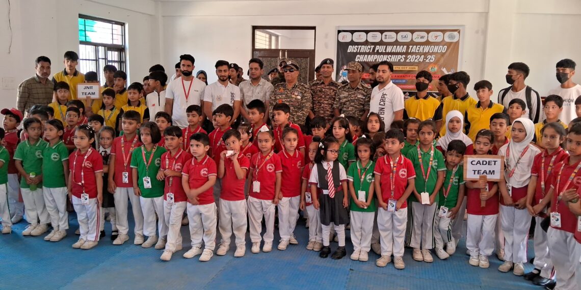 District Pulwama Taekwondo Championship 2024 Begins at Awantipora 