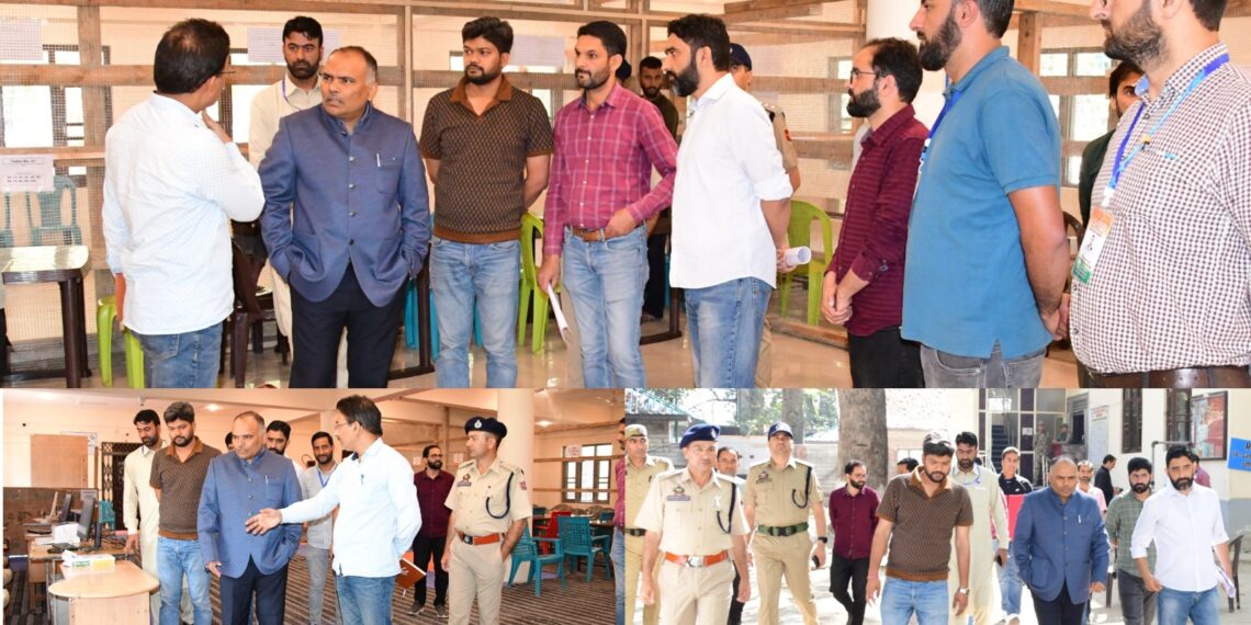 CEO visits counting centre at Ganderbal; inspects arrangements