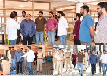 CEO visits counting centre at Ganderbal; inspects arrangements