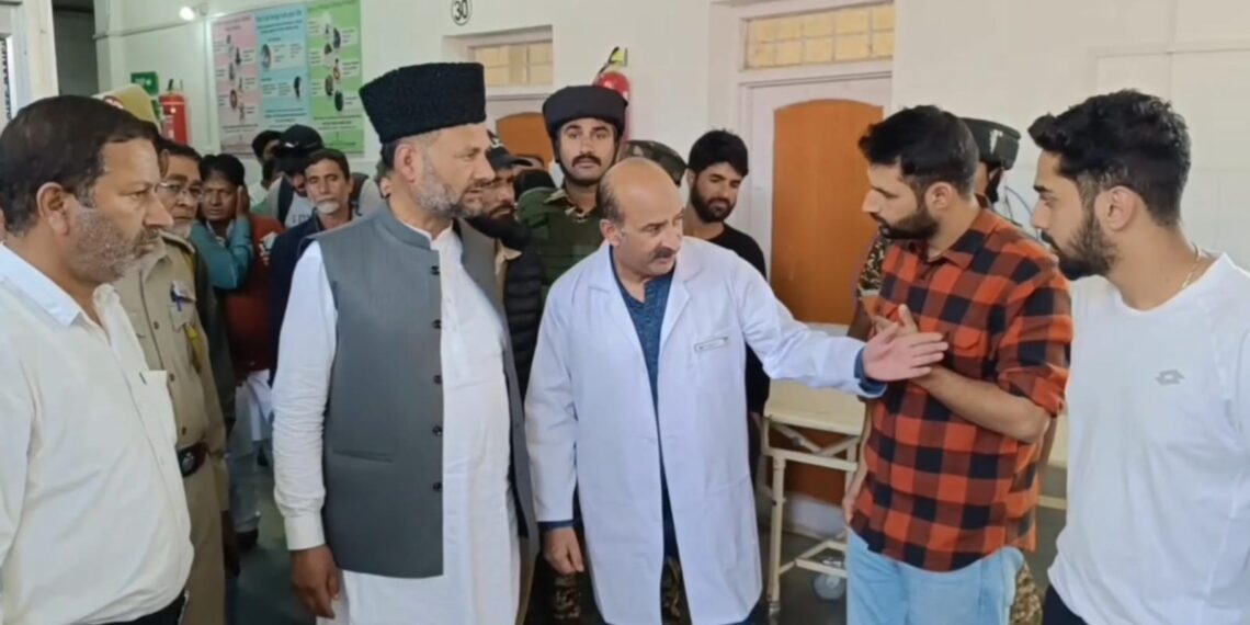 MLA Rafiq Ahmad Naik Visits SDH Tral Post-Election Victory