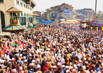 Holy Relic of Sheikh Syed Abdul Qadir Jeelani (RA) Displayed During Urs at Srinagar
