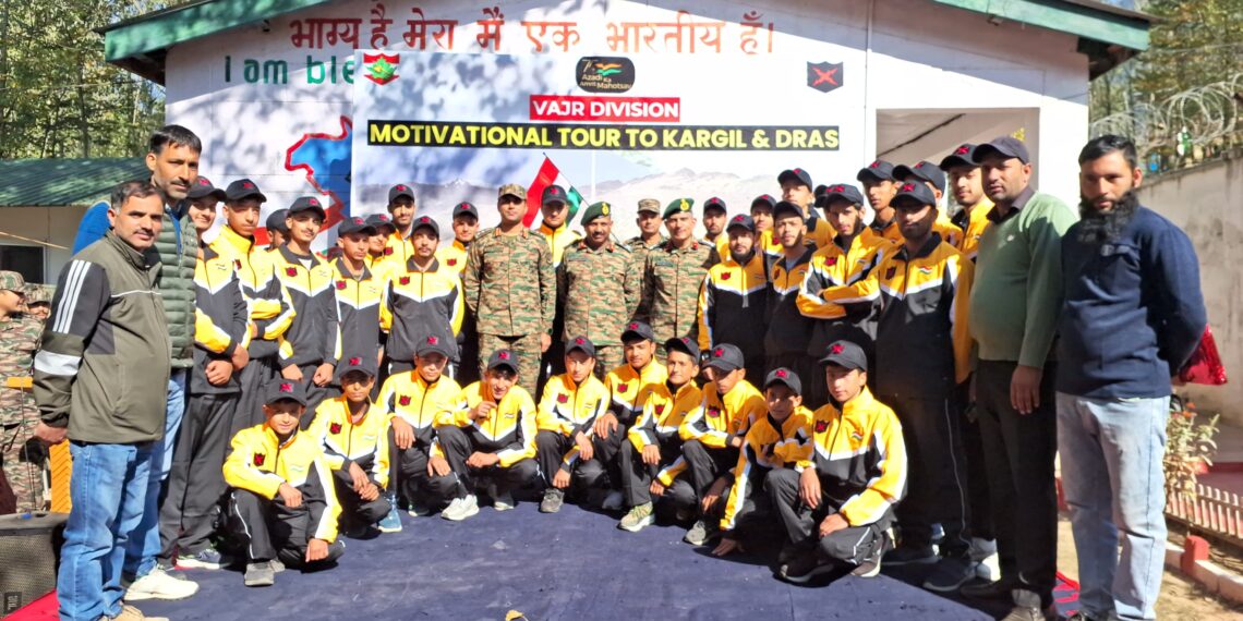 Indian Army Conducts Motivational Tour for Youth to Kargil & Drass