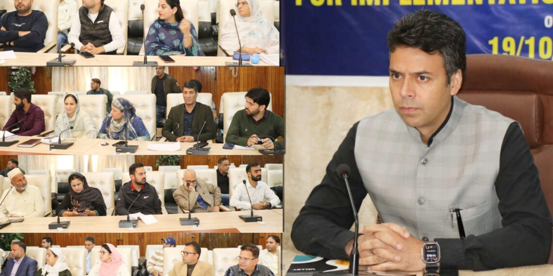 DC Srinagar presides over Capacity Building Program on implementation of Project YUVA
