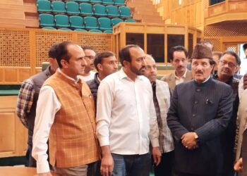 Mubarak Gul visits Legislative Complex; asks for proper arrangements for oath ceremony