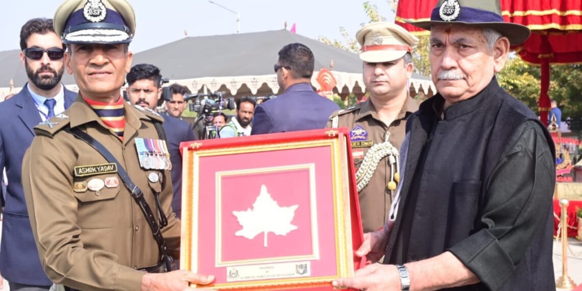 Lt Governor attends Passing out Parade of Recruit Constables of Border Security Force at Humhama