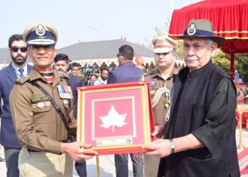 Lt Governor attends Passing out Parade of Recruit Constables of Border Security Force at Humhama
