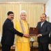 CEO J&K P. K. Pole met the Lieutenant Governor Shri Manoj Sinha at Raj Bhawan today