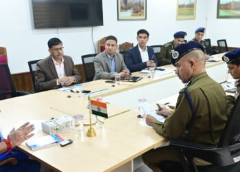 Lieutenant Governor, Shri Manoj Sinha held a review meeting in Srinagar today on security situation in Kashmir Division