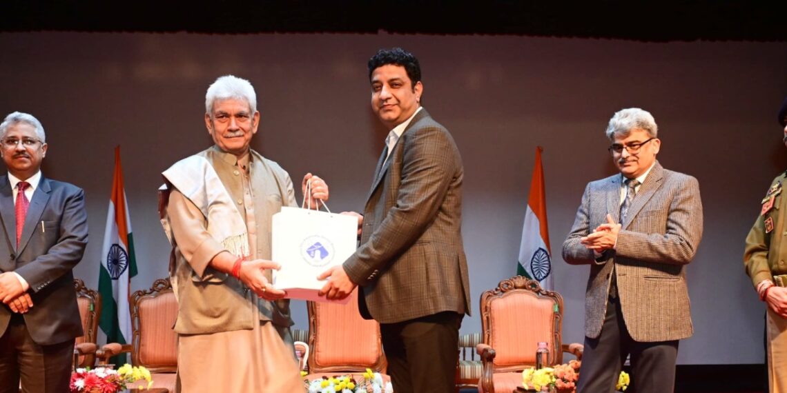 Lt Governor felicitates officers of administration, Army, J&K Police, CAPFs, Shrine Board & volunteers who have been part of the Shri Amarnath Ji Yatra 2024