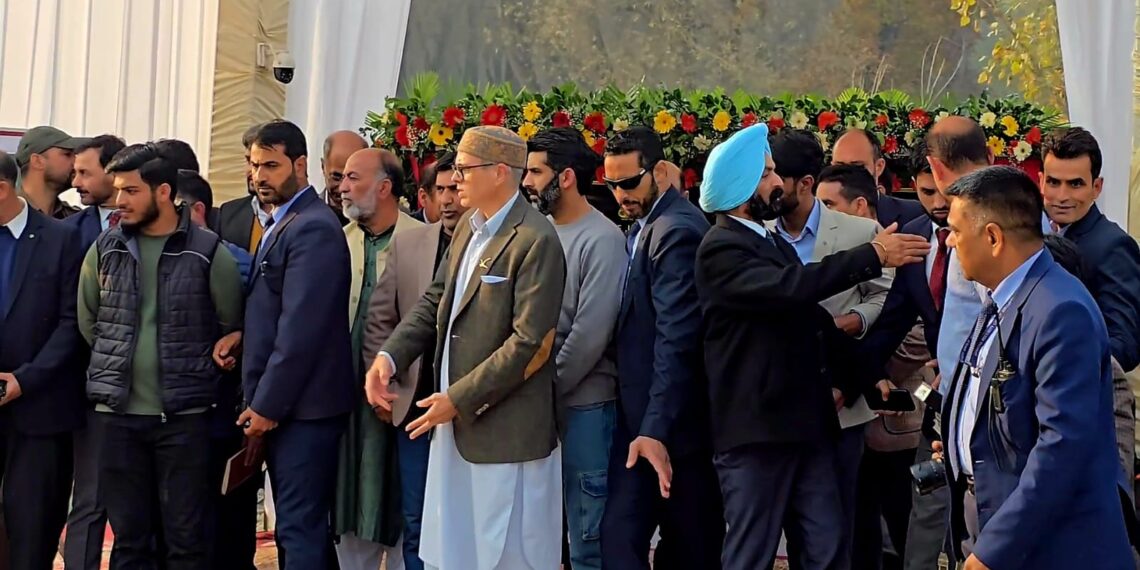 Omar Abdullah Inaugurates Paribal Shallabugh Bridge in Ganderbal, Signifying Development Milestone