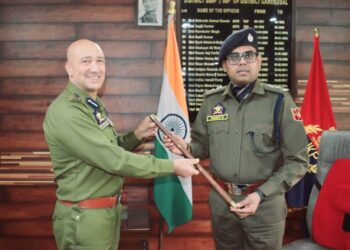 Ragav S-IPS assumes charge as SSP Ganderbal