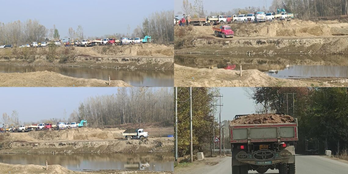 Tippers Transport Uncovered Material in Sheikh Zoo, Ganderbal, Defying Court Orders