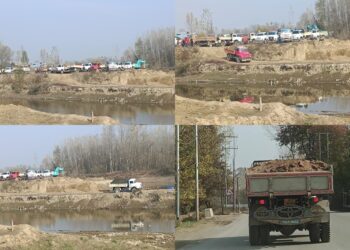 Tippers Transport Uncovered Material in Sheikh Zoo, Ganderbal, Defying Court Orders