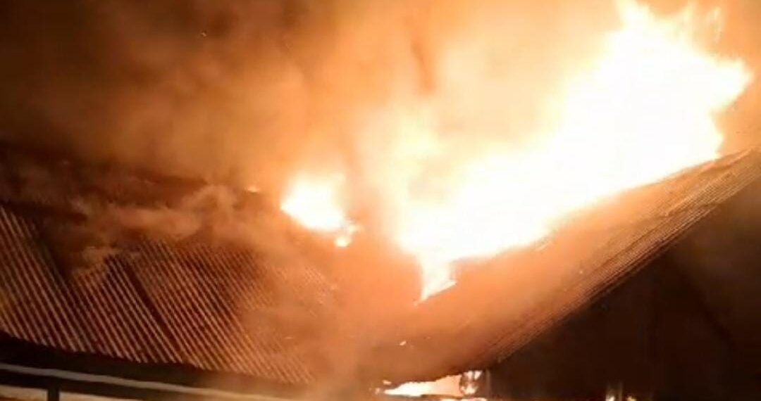 School building gutted in Kulgam blaze