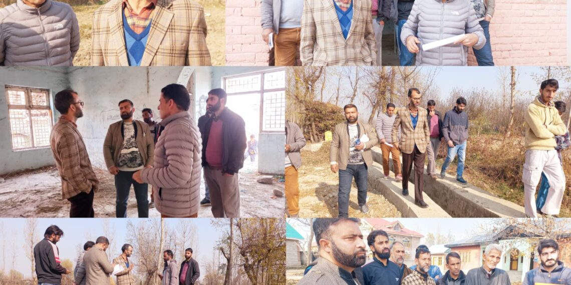 ACD Kulgam inspects development works in Devsar Block; Stresses for timely completion of all works