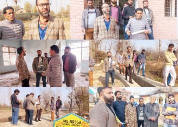ACD Kulgam inspects development works in Devsar Block; Stresses for timely completion of all works
