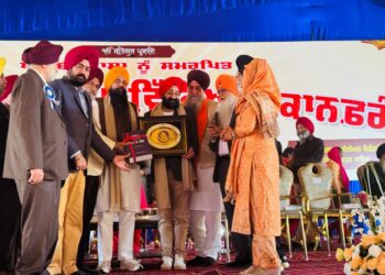 Dr. Harbaksh Singh Honored at 68th World Sikh Educational Conference in Punjab