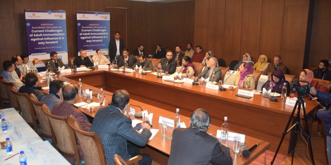 ASSOCHAM Organizes Roundtable Discussion on ‘Current Challenges of Adult Immunization Against Influenza & a Way Forward’ at Srinagar