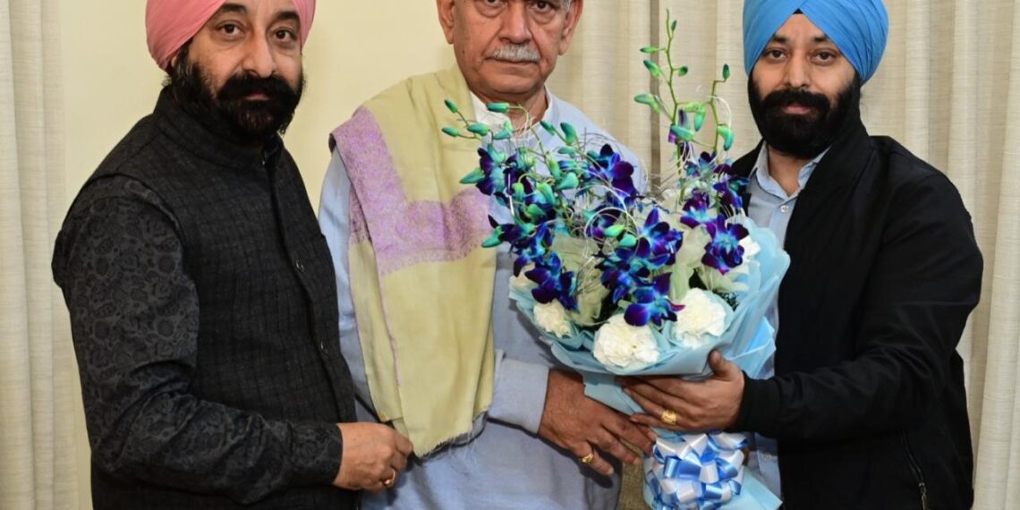 Dr. Harbaksh Singh Meets Hon’ble LG at Jammu to Discuss Development Issues