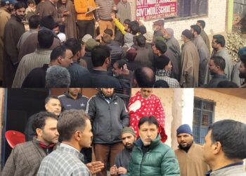 DDC Member Devsar Ishtiyaq Ganie attends Gram Sabha at Mandhole, Banghall