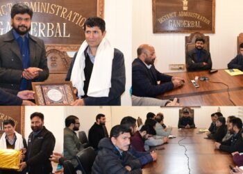 District Admin Ganderbal bids affectionate farewell to outgoing ADDC