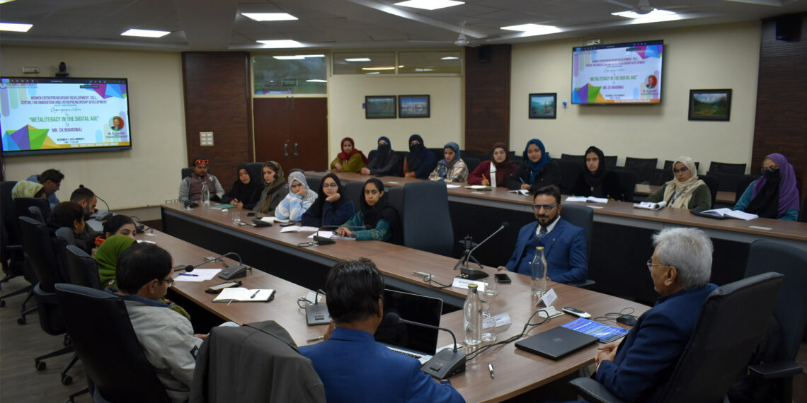 WEDC -CIED IUST organizes programme on Meta literacy