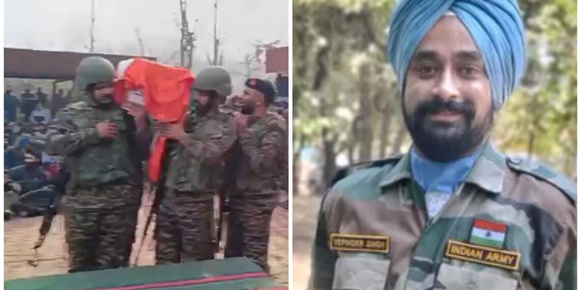 Army pays tribute to soldier dies of heart attack while on duty in Rajasthan