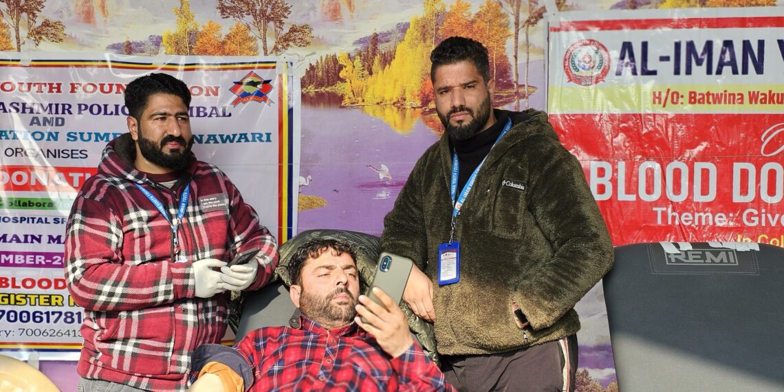 Al-Imaan Youth Foundation Organizes Blood Donation Camp in Sumbal