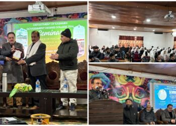 GDC Tral organises seminar on Teachings of Hazrat Sheikh Ul Aalam (RA)
