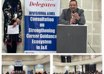 RRF, DSEJ, JKST&IC and UNICEF organize Consultation on Strengthening Career Guidance Ecosystem in J&K
