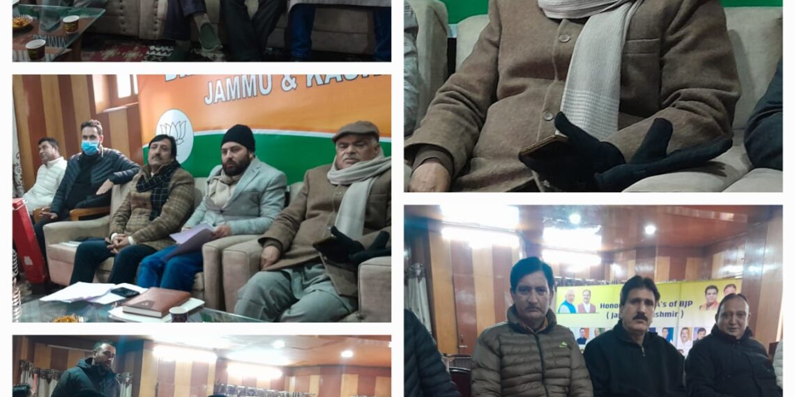 BJP J&K Holds Review Meeting to Discuss Growth and Strategies