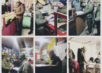 District Police Ganderbal Launches Verification drive on Sim Vendors