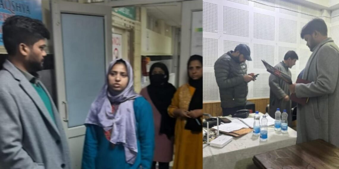Inclement weather: DC Ganderbal takes stock of preparedness of DH Ganderbal; Inspects District Control Room