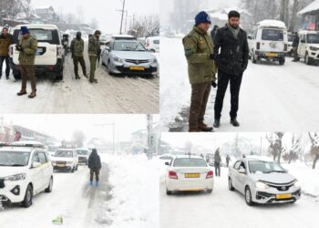 DC Ganderbal assesses post-Snowfall situation